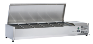 Anvil VRX1500S Refrigerated Ingredient Unit with Stainless Steel Lid
