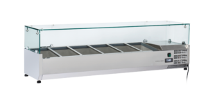 Anvil VRX1500 Refrigerated Glass Canopy Ingredient Unit